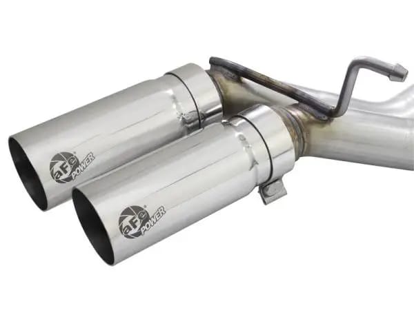 aFe Rebel 3in 409 SS Cat-Back Exhaust 2021 Ford F-150 V6 2.7L/3.5L (tt)/V8 5.0L w/ Polished Tips thumbnail 2