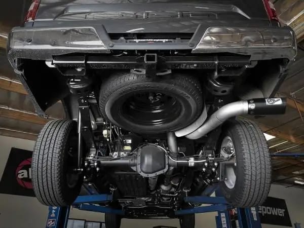 aFe 2021 Ford F-150 V6-3.0L (td) Large Bore 409 SS DPF-Back Exhaust System thumbnail 5