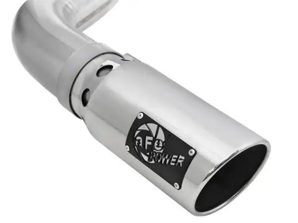 aFe 2021 Ford F-150 V6-3.0L (td) Large Bore 409 SS DPF-Back Exhaust System w/ Polished Tip thumbnail 2