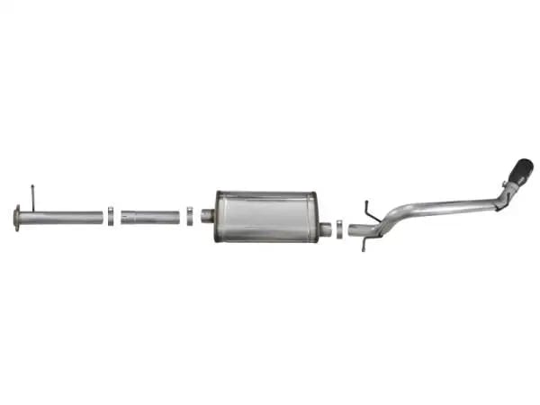 aFe Mach Force-XP Exhaust 3in CB SS 15-17 GM Colorado/Canyon 2.5L/3.6L Side Exit w/ Black Tip thumbnail 8