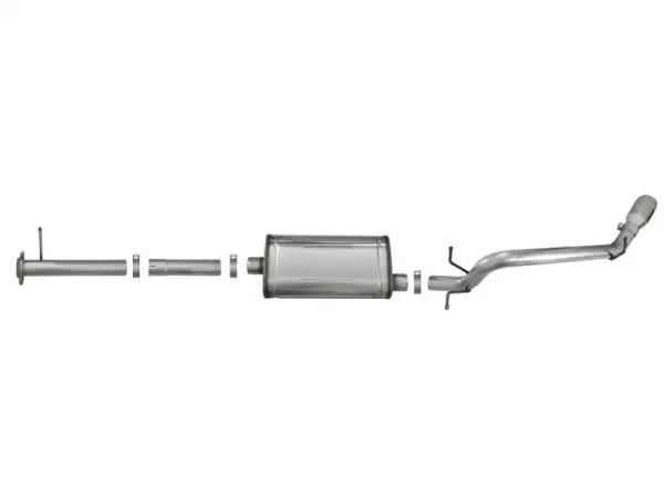 aFe Mach Force-XP Exhaust 3in CB SS 15-17 GM Colorado/Canyon 2.5L/3.6L Side Exit w/ Polished Tip thumbnail 8