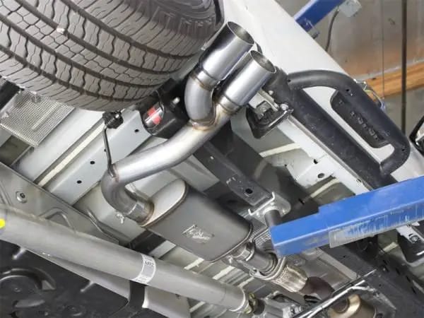 aFe Rebel Series CB 3in Middle Side Exit SS Exht w/Polish Tips 15-17 Chevy Colorado / GMC Canyon thumbnail 4