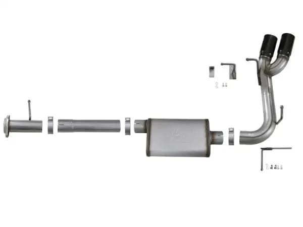 aFe Rebel Series CB 3in Middle Side Exit SS Exht w/ Black Tips 15-17 Chevy Colorado / GMC Canyon thumbnail 7