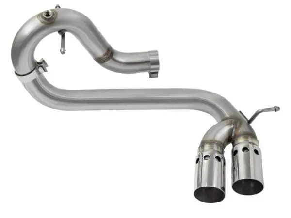 aFe Rebel Series DPF-Back 3in Side Exit SS Exhaust w/ IC Polished Tips 2016 GM Colorado/Canyon 2.8L thumbnail 4