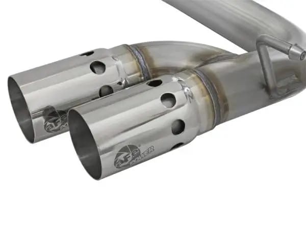 aFe Rebel Series DPF-Back 3in Side Exit SS Exhaust w/ IC Polished Tips 2016 GM Colorado/Canyon 2.8L thumbnail 5