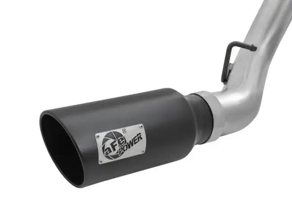aFe LARGE Bore HD 4in Dual DPF-Back SS Exhaust w/Black Tip 16-17 GM Diesel Truck V8-6.6L (td) LML thumbnail 3