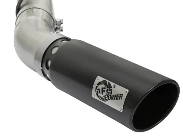 aFe LARGE BORE HD 5in 409-SS DPF-Back Exhaust w/Black Tip 2017 GM Duramax V8-6.6L (td) L5P thumbnail 5