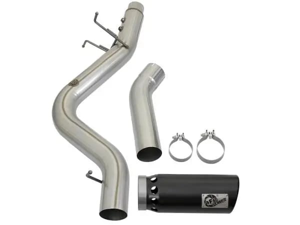aFe LARGE BORE HD 5in 409-SS DPF-Back Exhaust w/Black Tip 2017 GM Duramax V8-6.6L (td) L5P thumbnail 7