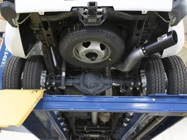 aFe LARGE BORE HD 5in 409-SS DPF-Back Exhaust w/Black Tip 2017 GM Duramax V8-6.6L (td) L5P thumbnail 2