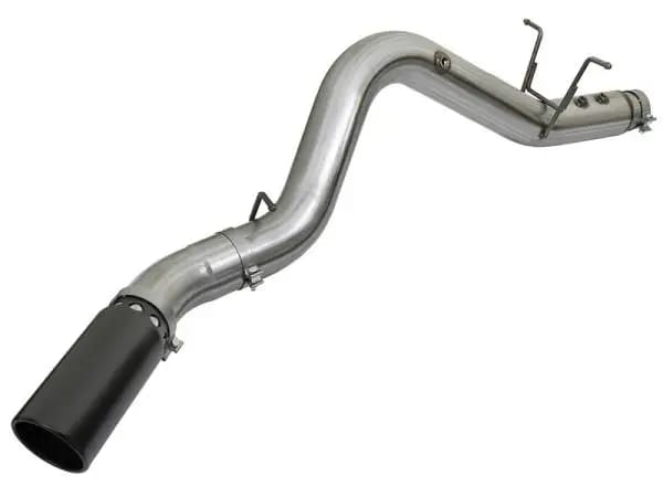 aFe LARGE BORE HD 5in 409-SS DPF-Back Exhaust w/Black Tip 2017 GM Duramax V8-6.6L (td) L5P thumbnail 3