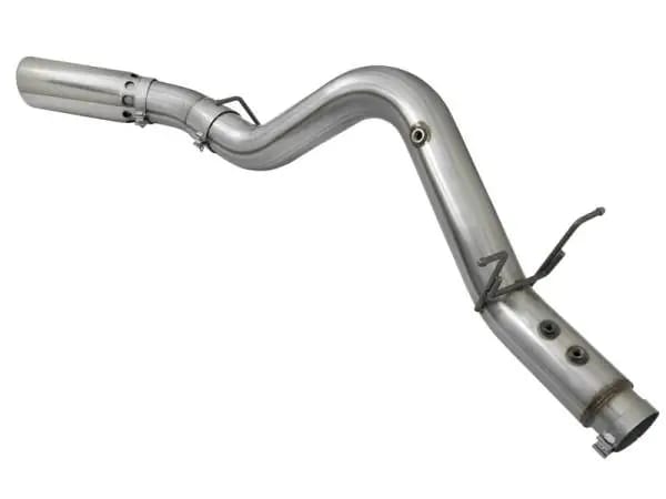 aFe LARGE BORE HD 5in 409-SS DPF-Back Exhaust w/Polished Tip 2017 GM Duramax V8-6.6L (td) L5P thumbnail 4