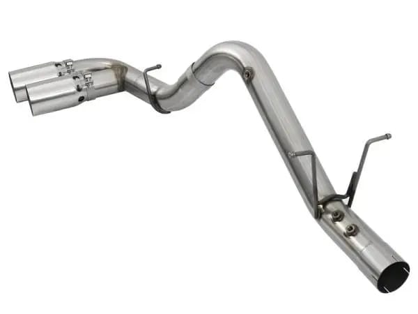 aFe Victory Series 4in 409-SS DPF-Back Exhaust w/ Dual Polished Tips 2017 GM Duramax V8-6.6L(td) L5P thumbnail 3