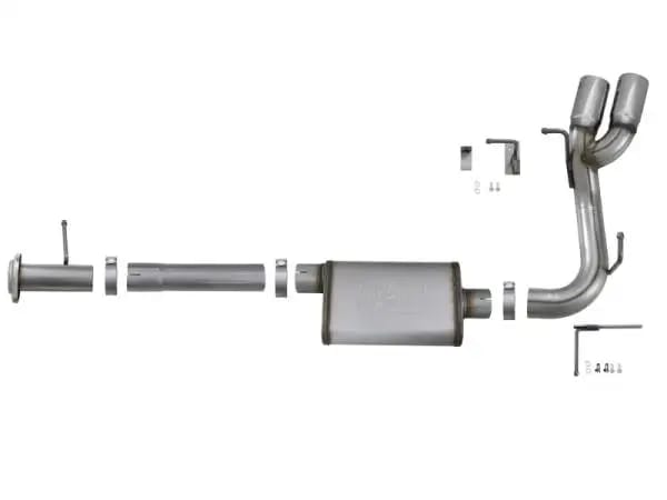 aFe MACH Force-XP 3in 409 SS Cat-Back Exhaust w/ Polished Tip 17-19 GM Colorado/Canyon V6-3.6L thumbnail 6