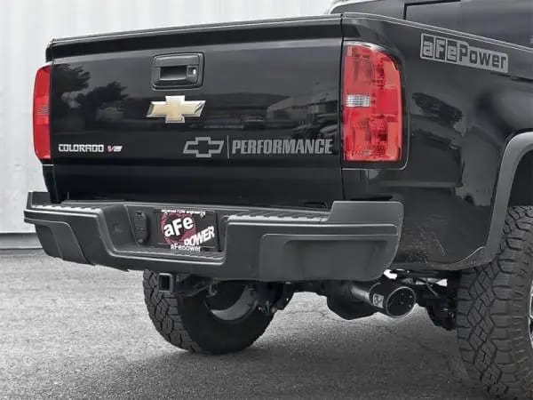 aFe MACH Force-Xp 3.0in 304 SS Cat-Back Exhaust w/ Black Tip 17-18 GM Colorado/Canyon thumbnail 2