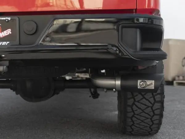 aFe Apollo GT Series 2019 GM Silverado/Sierra 1500 4.3L/5.3L 409 SS CatBack Exhaust System w/Blk Tip thumbnail 7