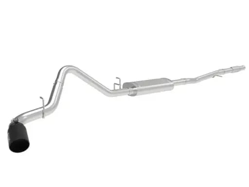 aFe Apollo GT Series 2019 GM Silverado/Sierra 1500 4.3L/5.3L 409 SS CatBack Exhaust System w/Blk Tip