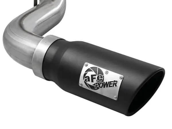 aFe Apollo GT Series 2019 GM Silverado/Sierra 1500 4.3L/5.3L 409 SS CatBack Exhaust System w/Blk Tip thumbnail 2