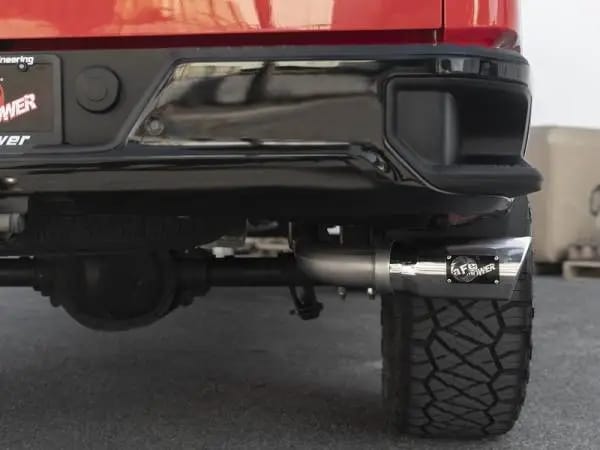 aFe Apollo GT Series 19-20 GM 1500 2.7L (t) 409 SS CB Exhaust System w/Polished Tip thumbnail 4