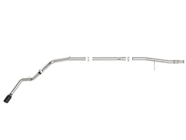 aFe Large Bore-HD 3in 409SS DPF-Back 20-21 GM Trucks L6-3.0L (td) LM2 - Black Tip thumbnail 7