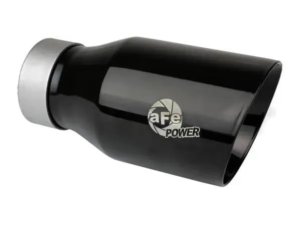 aFe Large Bore-HD 3in 409SS DPF-Back 20-21 GM Trucks L6-3.0L (td) LM2 - Black Tip thumbnail 2