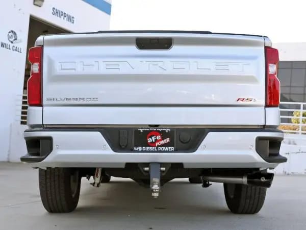 aFe 23-23 GM Trucks L6-3.0L (td) LZ0 Large Bore-HD 3 IN 409 SS Back Exhaust System w/Black Tip thumbnail 4