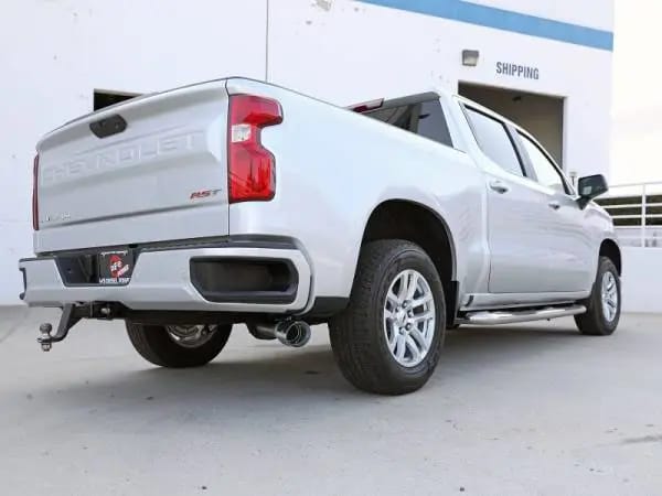 aFe 23-24 GM Trucks L6 Large Bore-HD 3 IN 409 Stainless Steel DPF-Back Exhaust System w/Polished Tip thumbnail 3