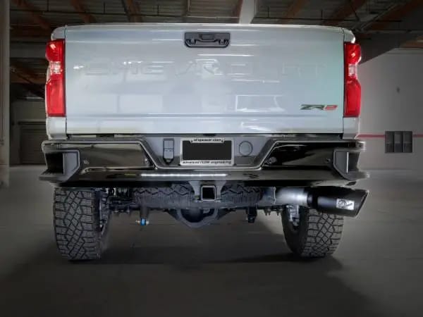 aFe Large Bore-HD 5in 409SS DPF-Back Exhaust System w/Blk Tip 24-25 GM Diesel Trucks V8-6.6L(td) L5P thumbnail 3