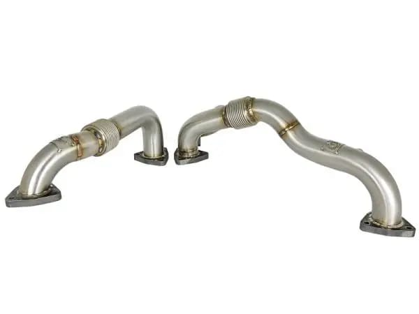 aFe Twisted Steel Header Up-Pipe 08-10 Ford Diesel Trucks V8-6.4L (td) thumbnail 3