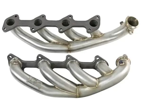 aFe Twisted Steel 1.75-2in 304 SS Headers 03-07 Ford Diesel Trucks V8-6.0L (td) thumbnail 3