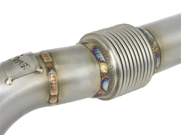aFe Twisted Steel Power Package Up-Pipes / Manifold 08-10 Ford Diesel Trucks V8 6.4L (td) thumbnail 5