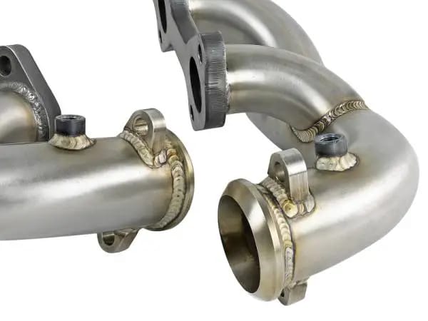 aFe Twisted Steel 1.75-2in 304 SS Headers 03-07 Ford Diesel Trucks V8-6.0L (td) thumbnail 5
