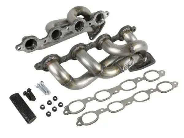 aFe Twisted Steel 1-3/4in 304SS Shorty Headers 2019 GM Silverado / Sierra 1500 V8-5.3L/6.2L thumbnail 2