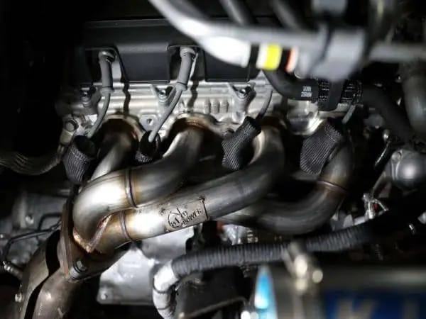 aFe Twisted 1-3/4in 304SS Shorty Header 20-23 GM 2500/3500HD 6.6L V8 thumbnail 2