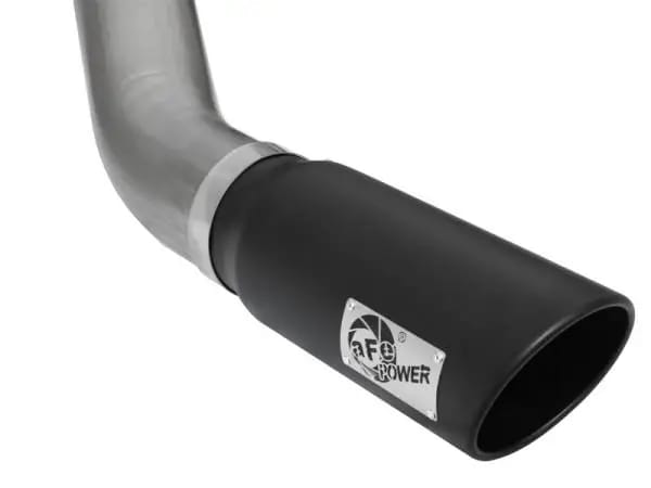 aFe MACHForce XP Exhaust Large Bore 5in DPF-Back Alu. 13-15 Dodge Trucks L6-6.7L (td) *Black Tip thumbnail 7
