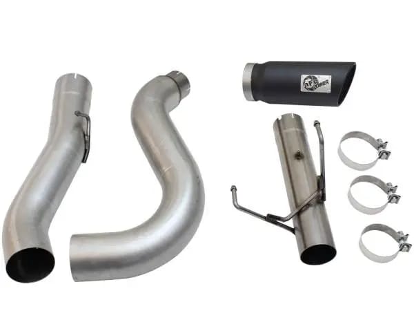 aFe MACHForce XP Exhaust Large Bore 5in DPF-Back Alu. 13-15 Dodge Trucks L6-6.7L (td) *Black Tip thumbnail 8