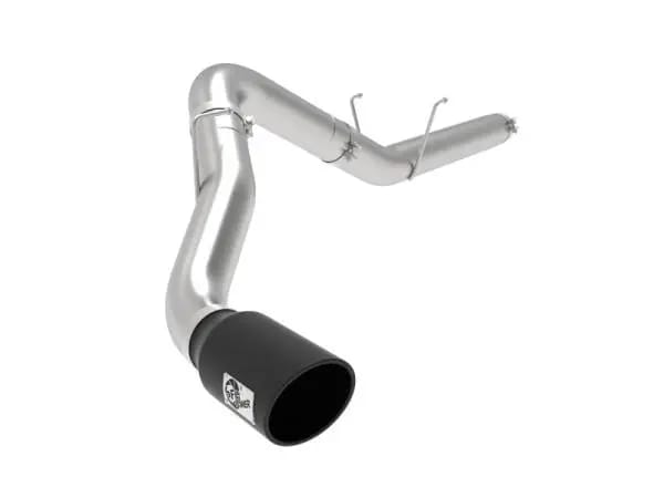 aFe ATLAS 5in Alum Steel DPF-Back Exhaust System w/Black Tip 19-20 Ram Diesel Trucks L6-6.7L (td)