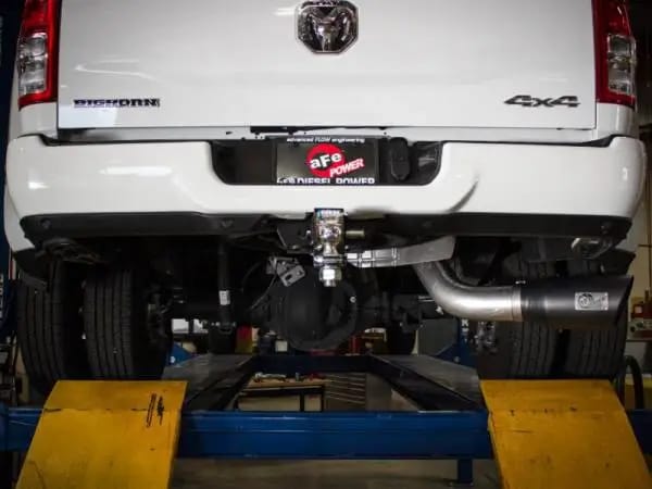 aFe ATLAS 5in Alum Steel DPF-Back Exhaust System w/Polished Tip 19-20 Ram Diesel Trucks L6-6.7L (td) thumbnail 3