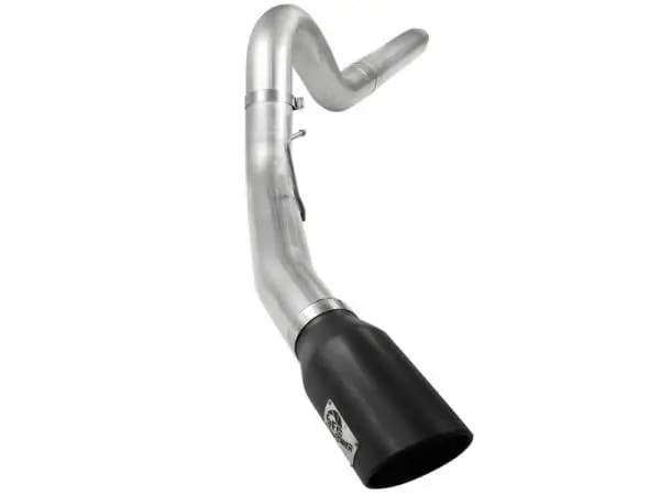aFe Atlas 5in DPF-Back Aluminized Steel Exh Sys, Ford Diesel Trucks 08-10 V8-6.4L (td) Black tip thumbnail 2