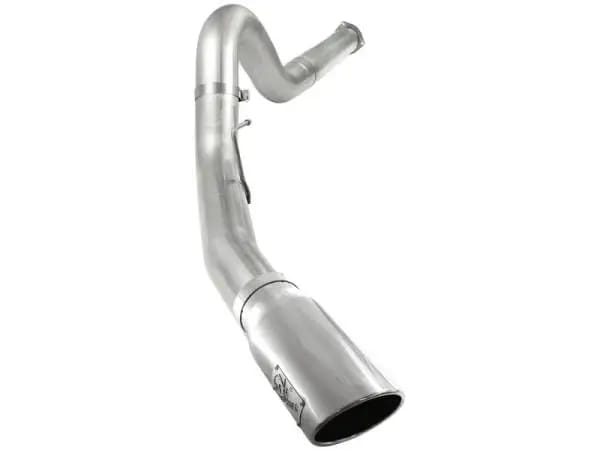 aFe Atlas 5in DPF-Back Aluminized Steel Exh Sys, Ford Diesel Trucks 11-14 v8-6.7L (td) Polished tip thumbnail 2