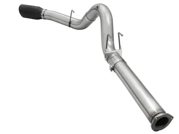 aFe Atlas Exhausts 5in DPF-Back Aluminized Steel Exhaust Sys 2015 Ford Diesel V8 6.7L (td) Black Tip thumbnail 4