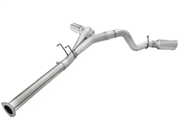 aFe Atlas Exhaust 4in DPF-Back Exhaust Aluminized Steel Polished Tip 11-14 ford Diesel Truck V8-6.7L thumbnail 4