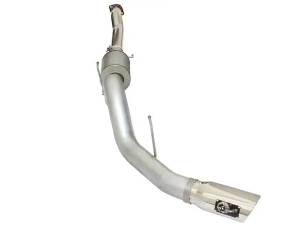 aFe Atlas Exhausts 4in Cat-Back Aluminized Steel Exhaust 2015 Ford F-150 V6 3.5L (tt) Polished Tip thumbnail 3
