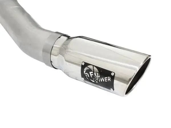 aFe Atlas Exhausts 4in Cat-Back Aluminized Steel Exhaust 2015 Ford F-150 V6 3.5L (tt) Polished Tip thumbnail 5