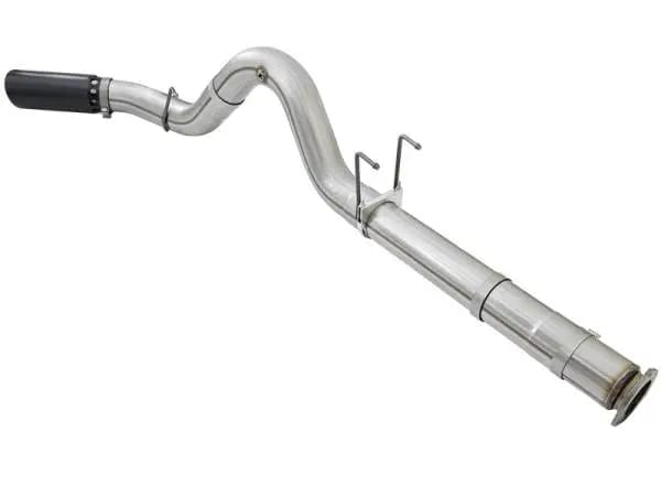 aFe ATLAS 5in DPF-Back Alum Steel Exhaust System w/Black Tip 2017 Ford Diesel Trucks V8-6.7L (td) thumbnail 5