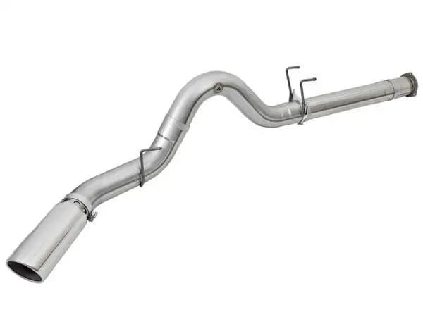 aFe ATLAS 5in DPF-Back Alum Steel Exhaust System w/Polished Tip 2017 Ford Diesel Trucks V8-6.7L (td) thumbnail 4