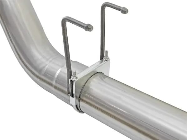 aFe ATLAS 5in DPF-Back Alum Steel Exhaust System w/Polished Tip 2017 Ford Diesel Trucks V8-6.7L (td) thumbnail 6