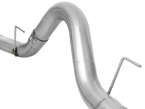 aFe Atlas 4in Aluminized Steel DPF-Back Exh 18-19 Ford F-150 V6-3.0L (td) w/ Black Tip thumbnail 5