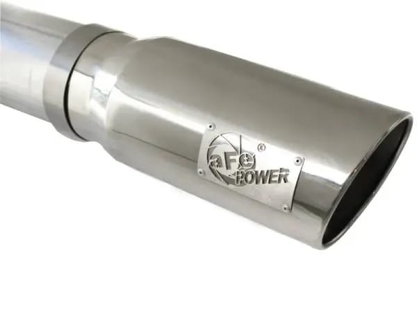 aFe ATLAS 5in DPF-Back Alum Steel Exhaust System Polished Tip GM Diesel Trucks 7.5-10 V8-6.6L td LMM thumbnail 5