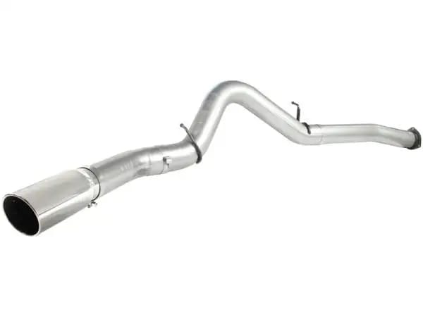 aFe ATLAS 5in DPF-Back Alum Steel Exhaust System Polished Tip GM Diesel Trucks 7.5-10 V8-6.6L td LMM thumbnail 3