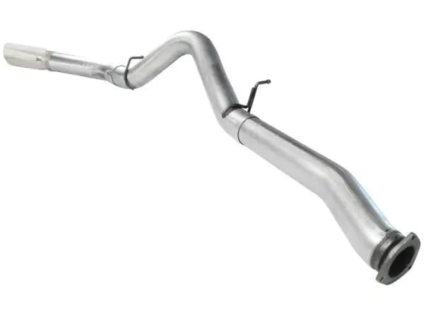 aFe ATLAS 5in DPF-Back Alum Steel Exhaust System Polished Tip GM Diesel Trucks 7.5-10 V8-6.6L td LMM thumbnail 4